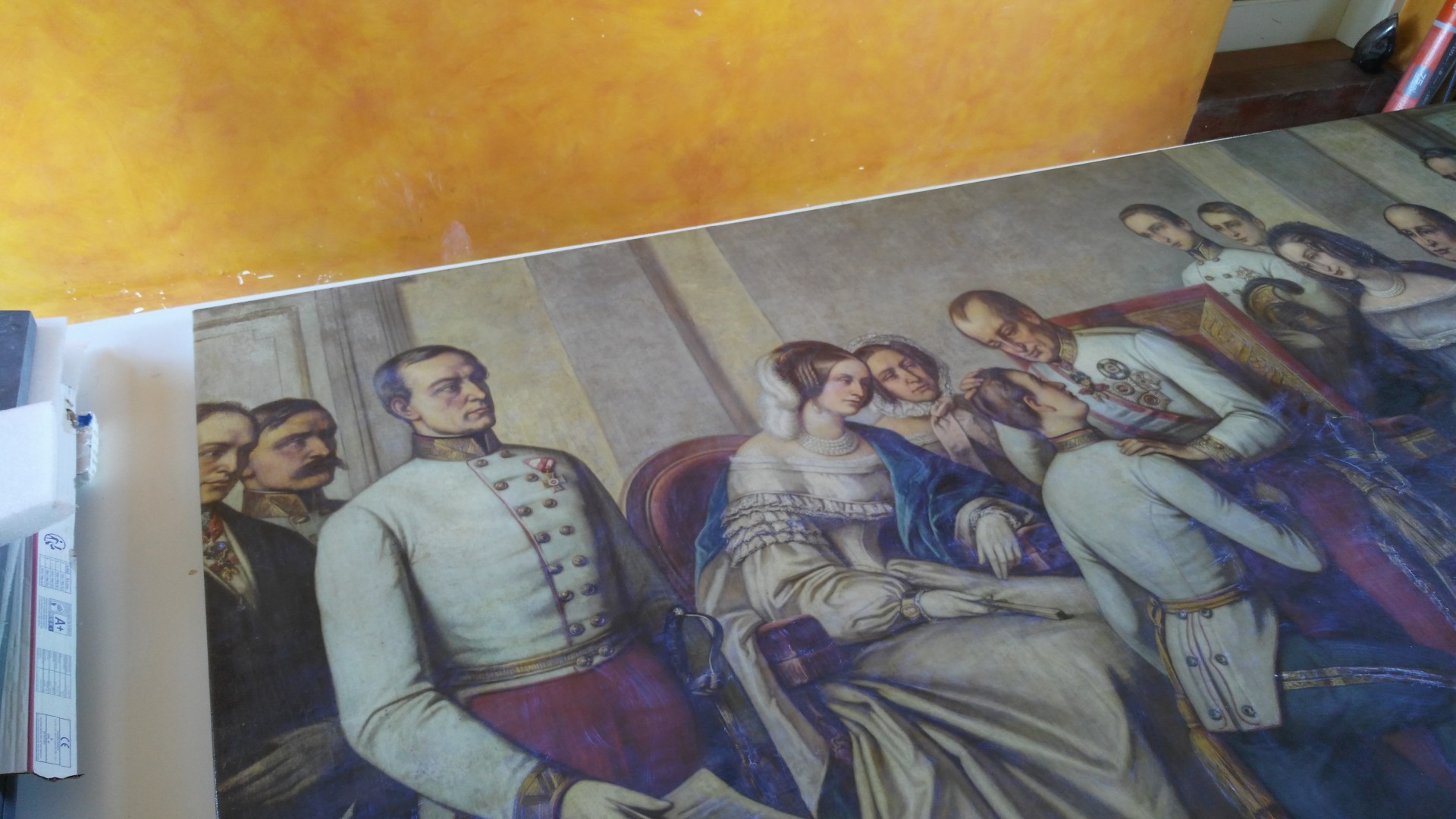 Painting of Franz Joseph I Inauguration is Back in Olomouc