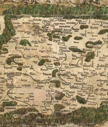 Klaudiánova mapa v Císařské konírně